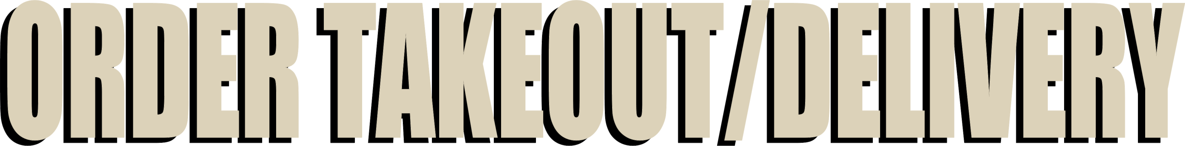 Order Takeout/Delivery