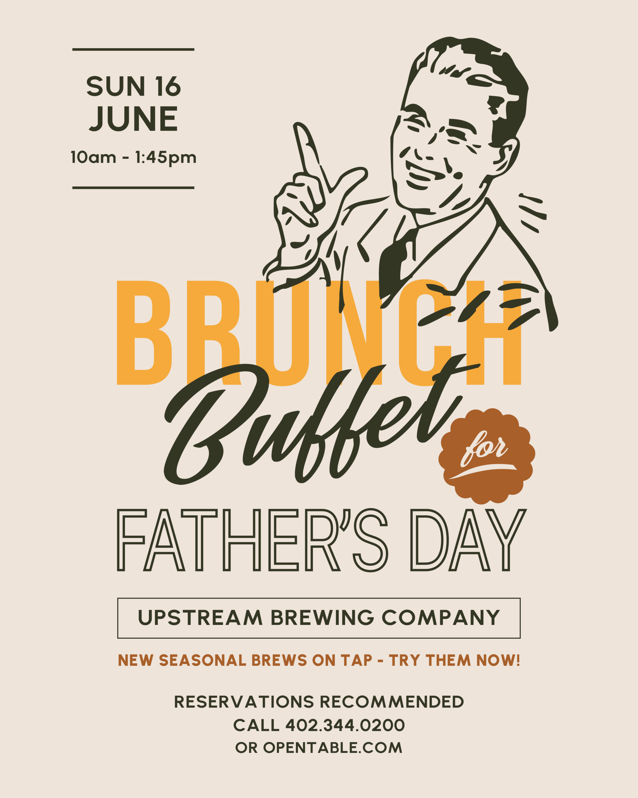 Father’s Day Brunch Buffet in Omaha’s Old Market
